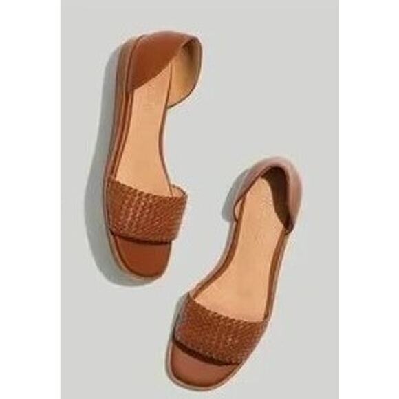 Madewell‎ The Nelda d'Orsay Flat in Brown Size 7 MSRP $138 - Picture 1 of 5